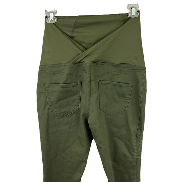 Isabel Maternity by Ingrid & Isabel Green Jeggings Size 8 - Picture 7 of 9